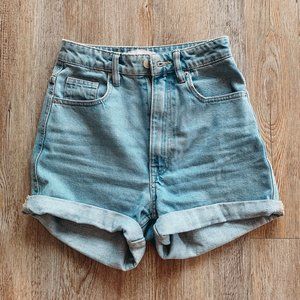 Denim shorts